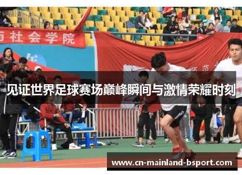 见证世界足球赛场巅峰瞬间与激情荣耀时刻
